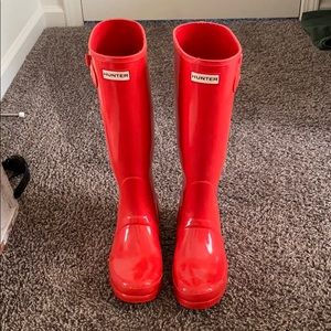 Authentic hunter rain boots